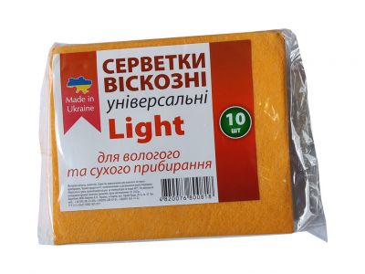 Серветка віскоза LIGHT 10шт Х-в 30*36см ― купити оптом Україна, Сумська область, Суми