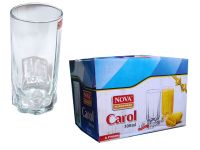 Набір склянок 6шт*300мл CАROL для соку TNV030